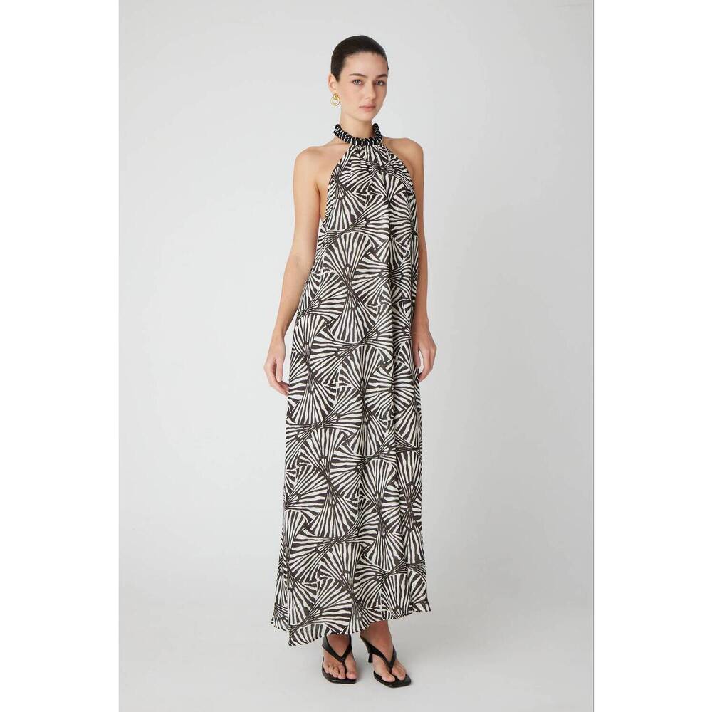 NEW JS71 alejandra dress in black/white print